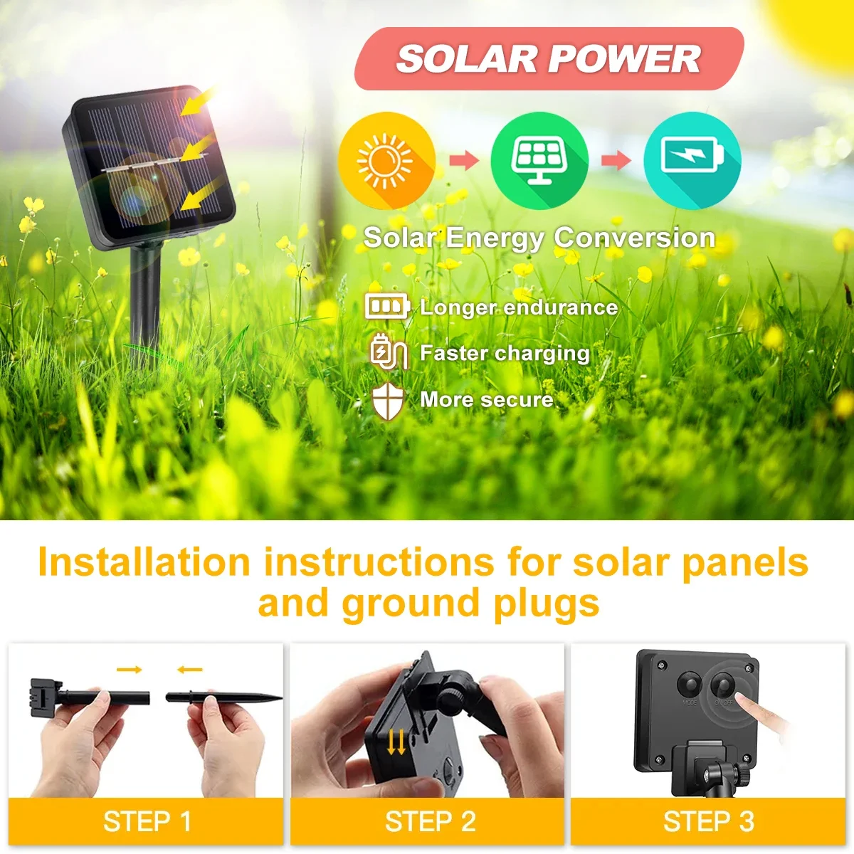 20/30LED Solar Bubble Ball Lawn Lights Outdoor Garden Pilot Light String Lawn Patio Camping Birthday Lawn Decoration Lighting