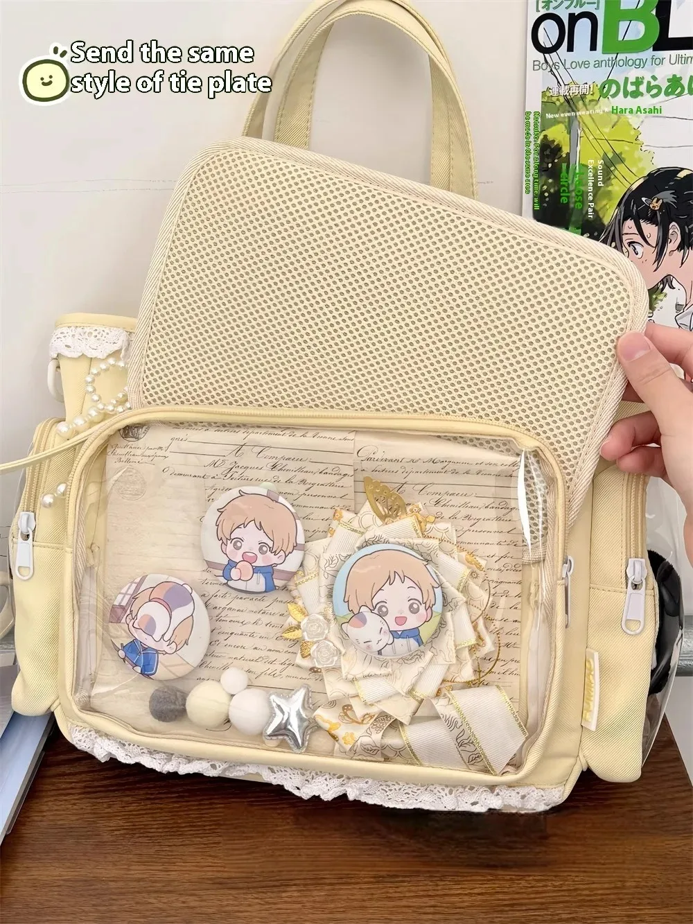 Ballet Girl Large Appetite Itabag Japanese Two-Dimension Single Shoulder Crossbody Bag Gift For Friends Women'S Handbag S2a14605b92244899a38102e32e1ae9da0