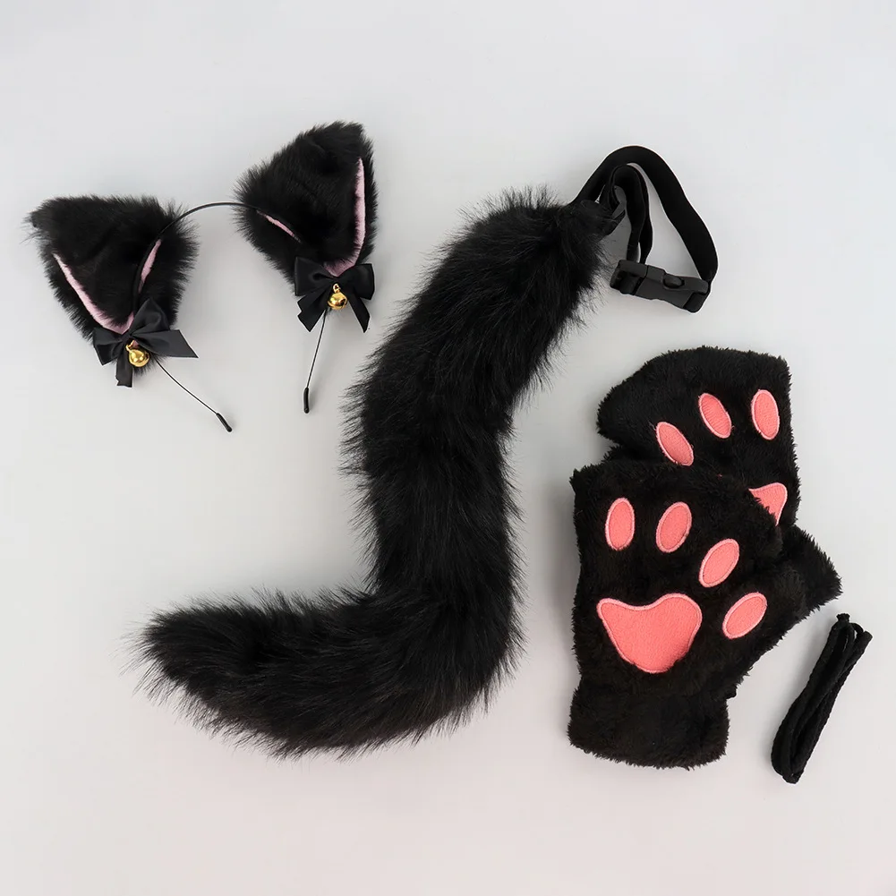 Fantastico vesto da Tutu per ragazze di volpe con orecchie di pelliccia fascia per bambini Costume da animale di Halloween per abi da festa di compleanno Cosplay  1501
