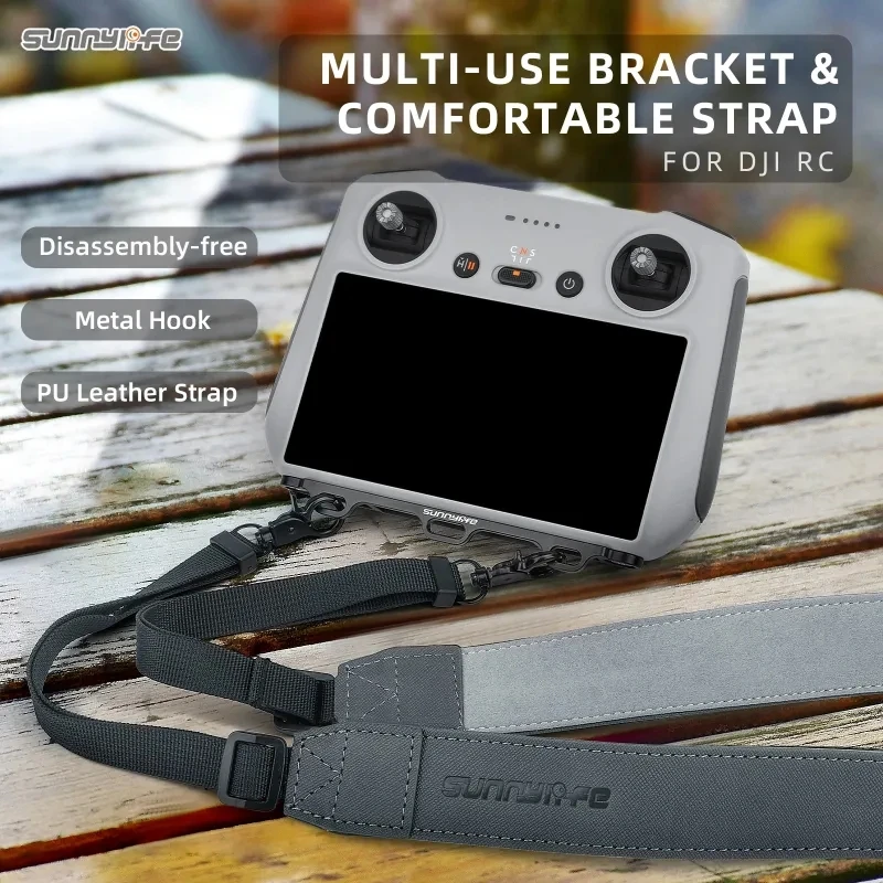

RC 2 Leather Lanyard for DJI Air 3 / Mini 3 Pro Screen Remote Controller Neck Strap Drone Accessories