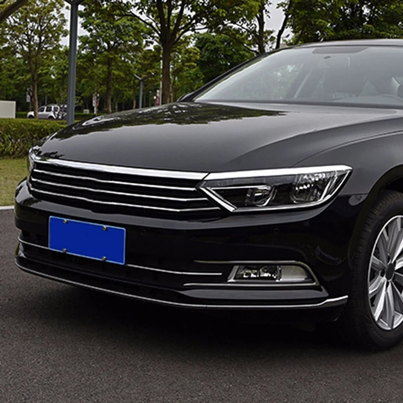 

2 шт., накладки на переднюю фару автомобиля VW Magotan Passat B8 Sedan 2017-2021