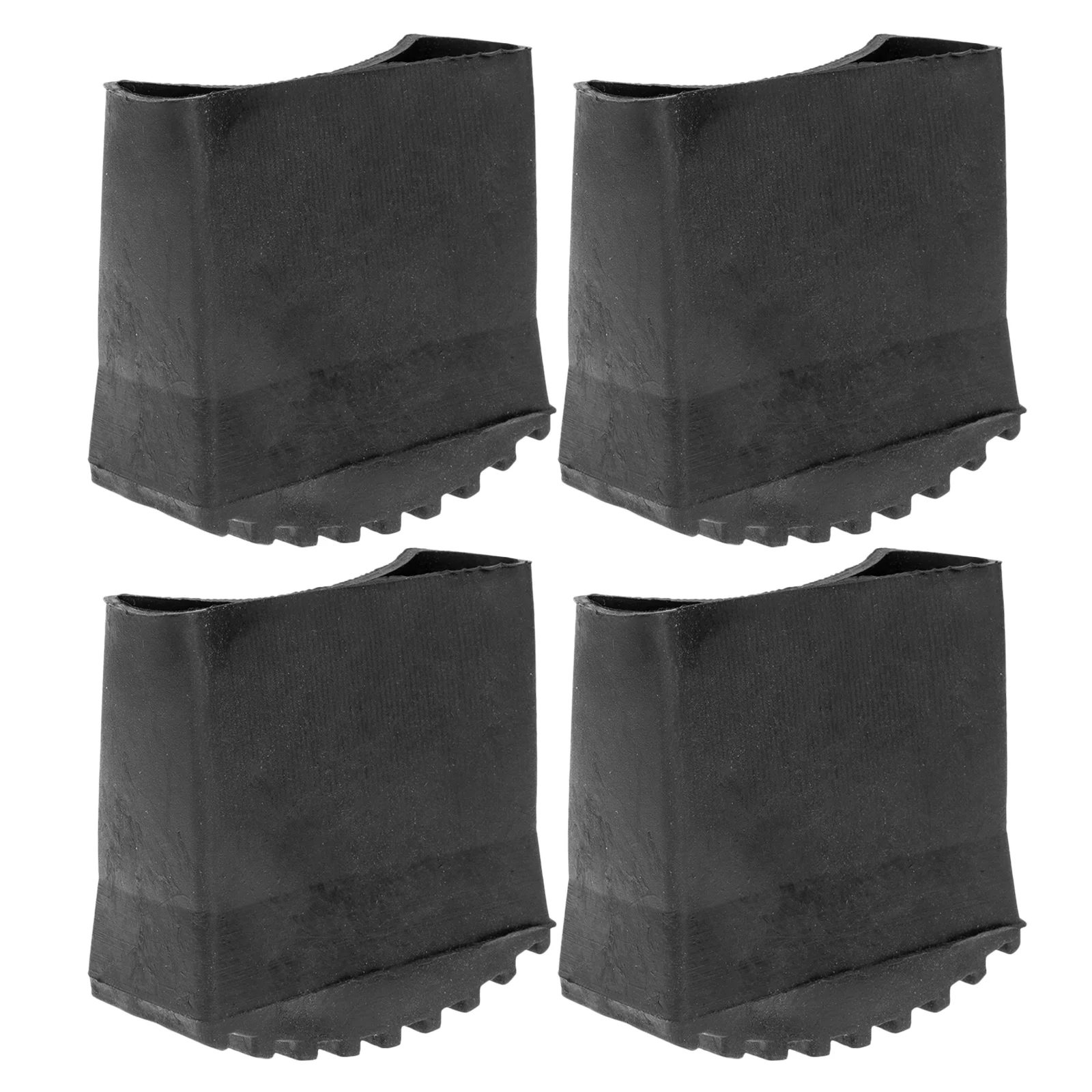 4 Pcs Step Ladder Leg Protective Cover Pads Foot Cover Leg Protector Accessories Feet Mat Non-slip Rubber ladder feet covers
