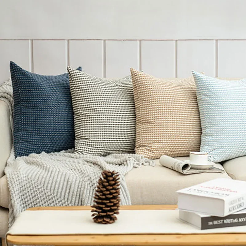 

Corduroy Cushion Cover 45x45cm Pillow Cover For Sofa Living Room Decorative Pillows Nordic Home Decor Funda Cojin