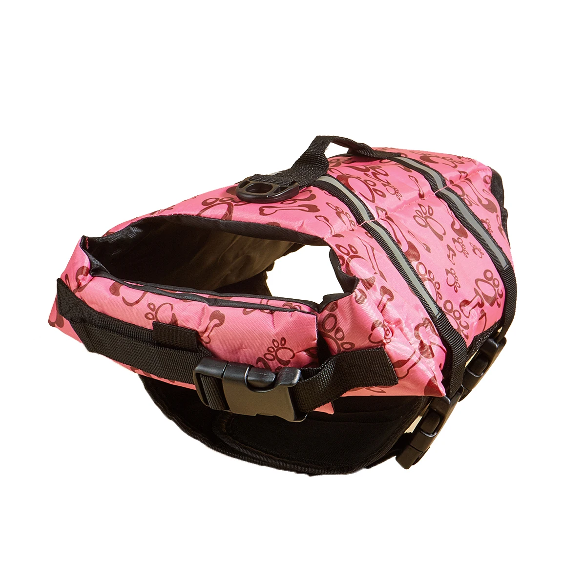 Reflective Adjustable Dog Life Jacket with Enhanced Buoyancy for Summer Swimming and Safety