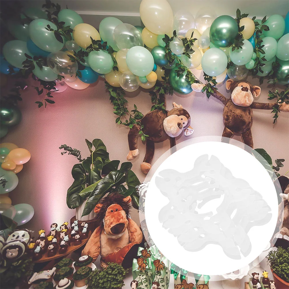 

50pcs Plastic Balloon Clips Holder Balloon Buckles Balloon Ring Buckles For Wedding Birthday Party