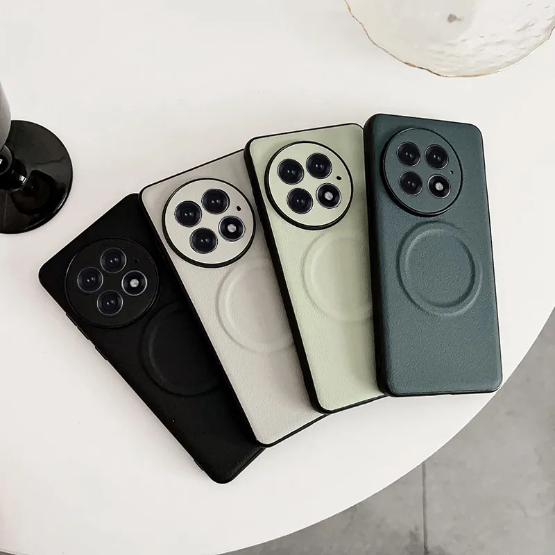 Ultra-Thin Anti-Slip Leather & PC Suction Cover Case