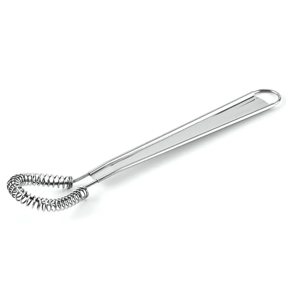 Manual Egg Beater Silicone Spring Coil for Stirring Whipping Foaming Creamy Mixer Sauce Blender Baking