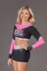Professional Cheerleader Uniform ,Custom size and style,top+skirt 3