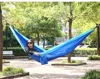 Single Person Portable Outdoor Camping Hammock With Nylon Color Matching Hammock High Strength Parachute Fabric Hanging Bed 2