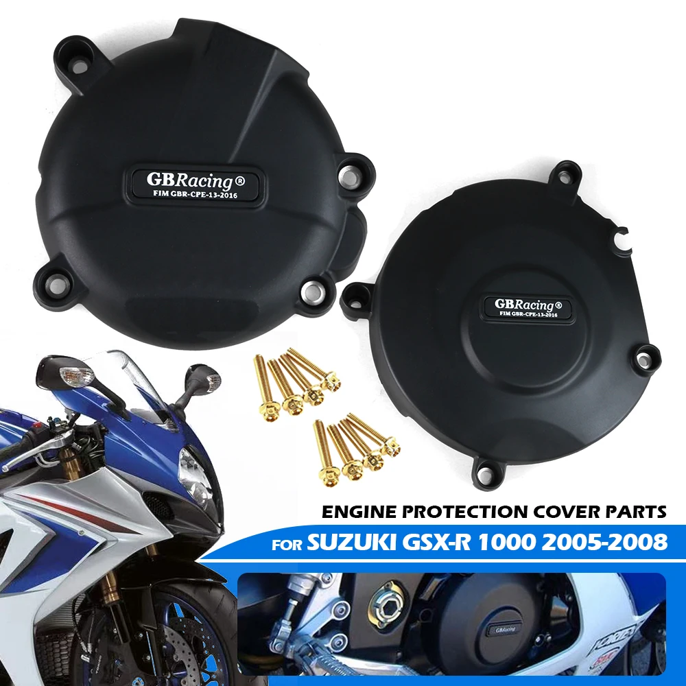 

For SUZUKI GSXR1000 2005 2006 2007 2008 K5 K6 K7 K8 Engine Covers Protectors Motorcycles Engine cover Protection case GB Racing