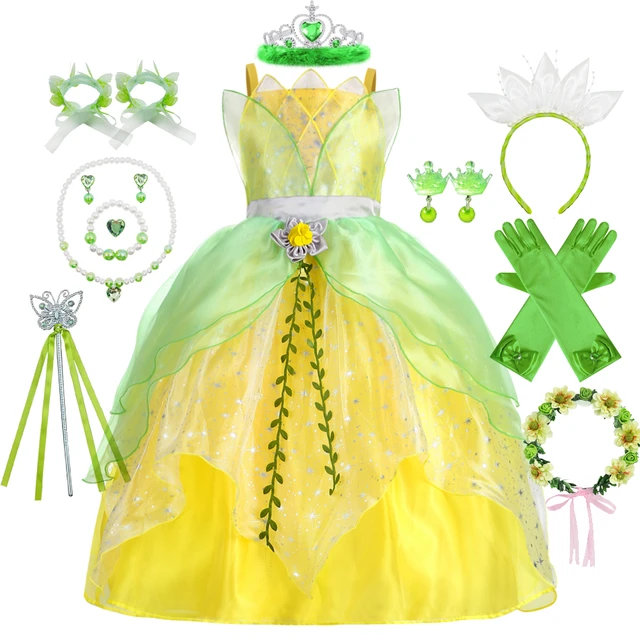 tiana green dress