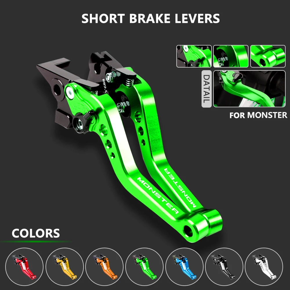 

ForDUCATI MONSTER 797 2017 2018 Short Brake Clutch Lever CNC Aliuminum Motorcycle Accessories Handles Lever