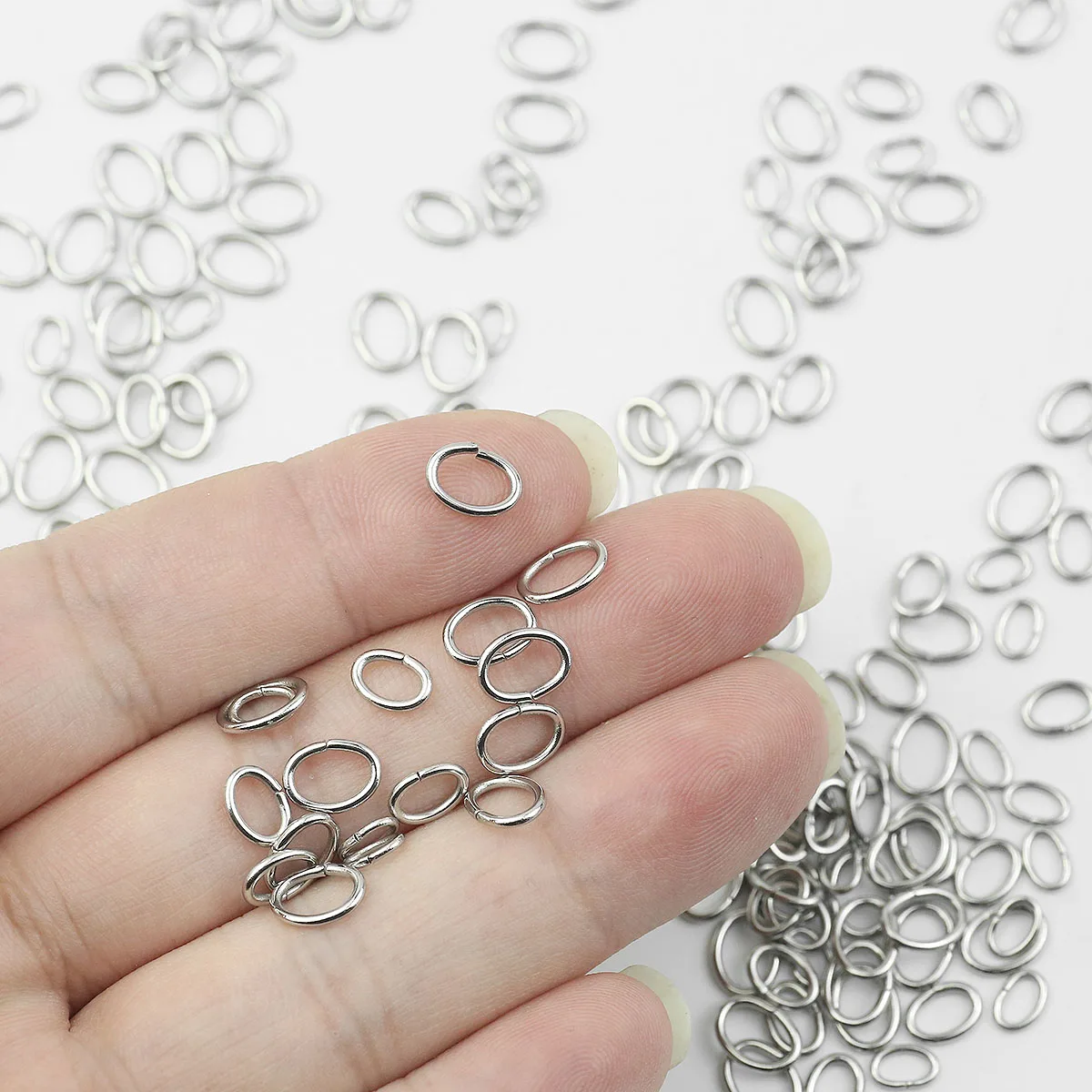 Jump Rings Stainless Steel Jump Rings Silver 3-8 Mm, Split Rings