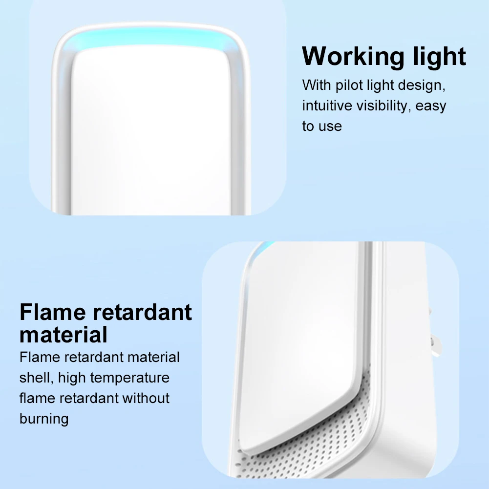 Negative Ion Air Purifier Portable Filterless Air Cleaner Quiet Freshener Mini Cleaner for Home Kitchen Bedroom Toilet