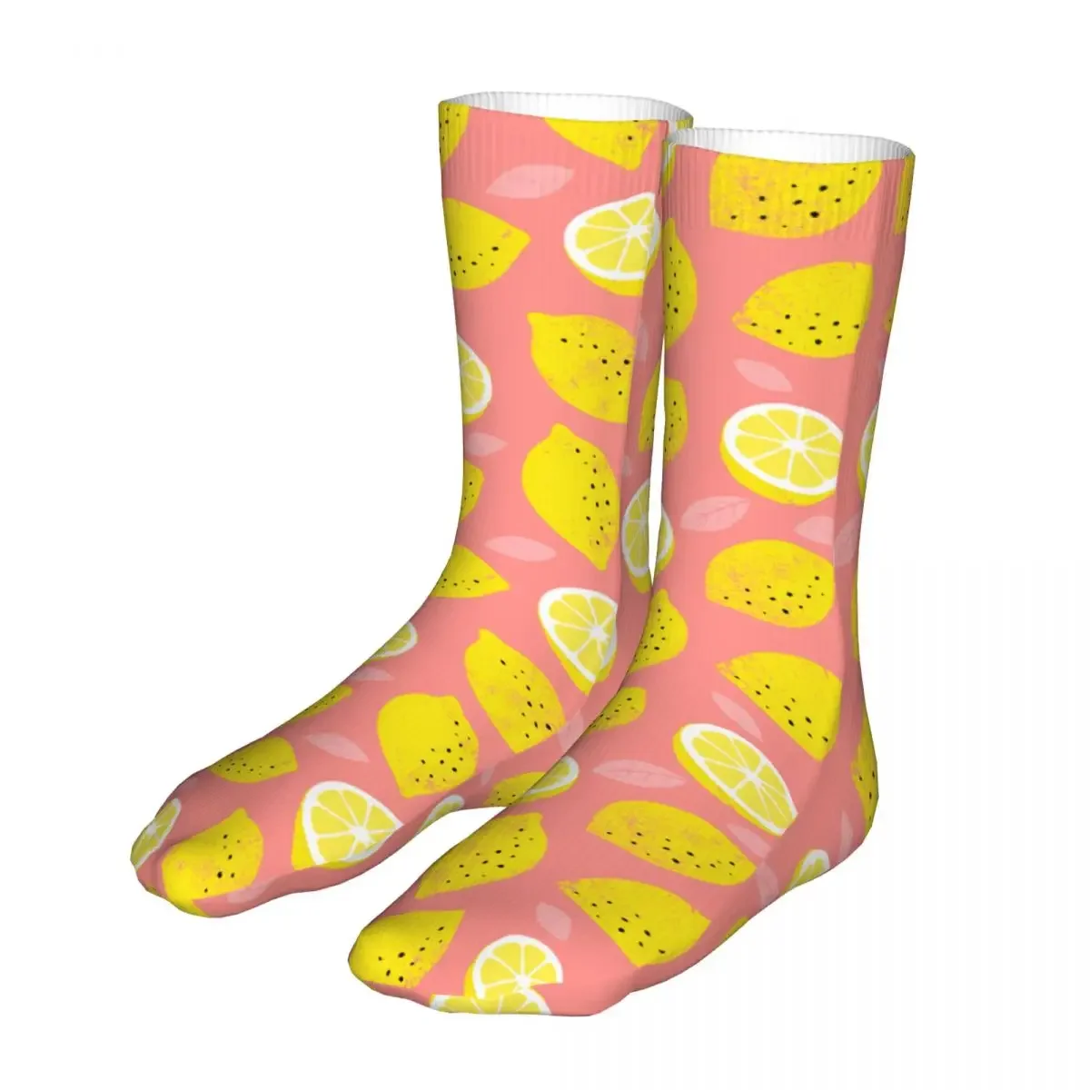 

Summer Lemon Socks Men's Women's Funny Happy Socks Hip Hop Spring Summer Autumn Winter Stockings Gift