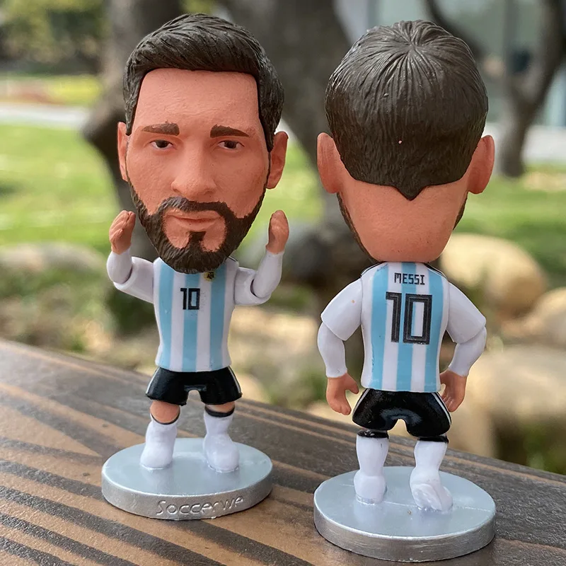 Soccerwe 7 см Высота футбольные Мини-куклы фигурки героев мультфильмов подвижный Рождественский подарок