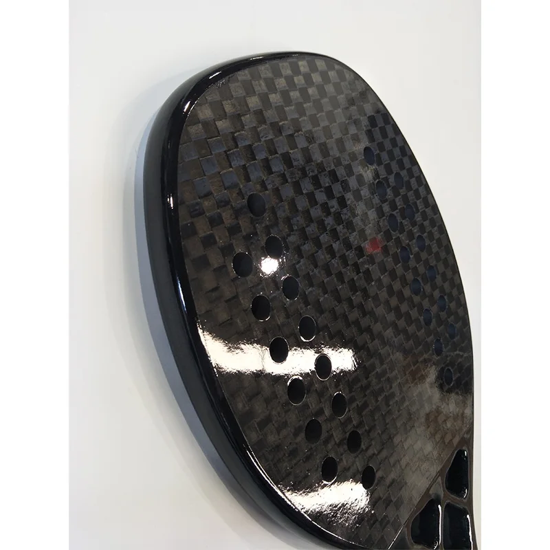 Beach tennis racket carbon EVA foam core lightweight tennis racket simple multiple colors carbon fiber beach 12K