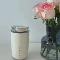 Original SMEG  Hot Coffee Insulated Stainless Steel Thermal Glass Mug Sport Bottle with Compartment Water White Thermos 4