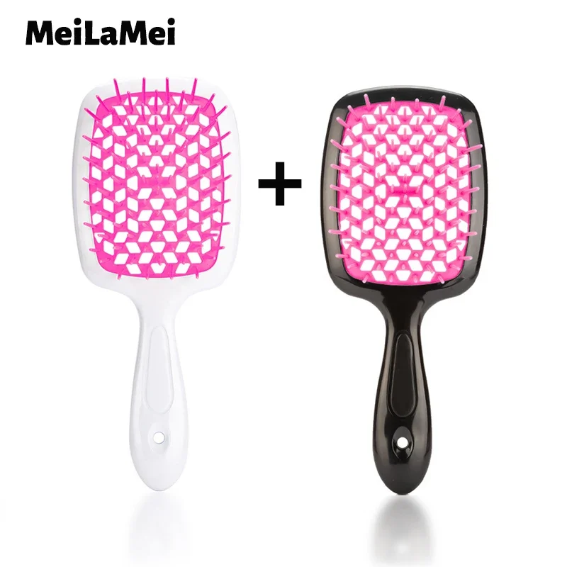 peine de dientes anchos para desenredar el cabello
