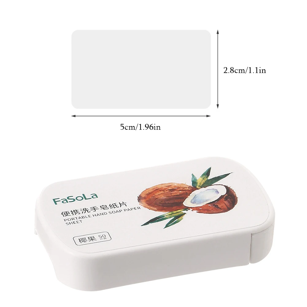 Disposable Soaps Paper 50-200pcs Portable Hand Washing Cleaning Hand Handwashing Mini For Travel