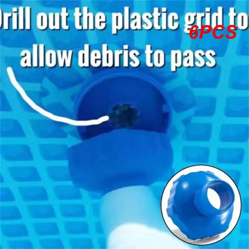 

6PCS Pool Daily Care Clean Tool Plastic Outdoor Pool Washer Clean Accessories Wall Mount Pool Purifier Swimming Pool