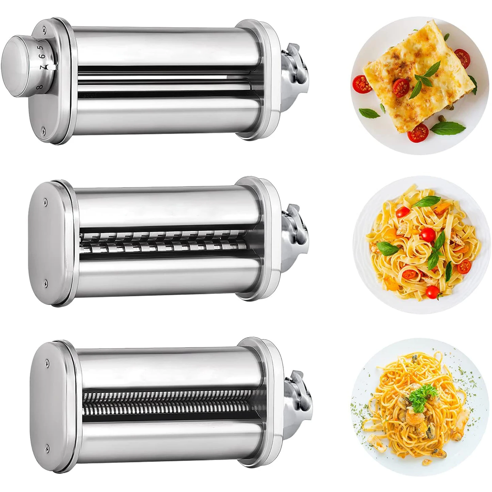 Pasta Maker Attachment Set for Bosch Stand Mixers Set of 3 Pasta Noodle