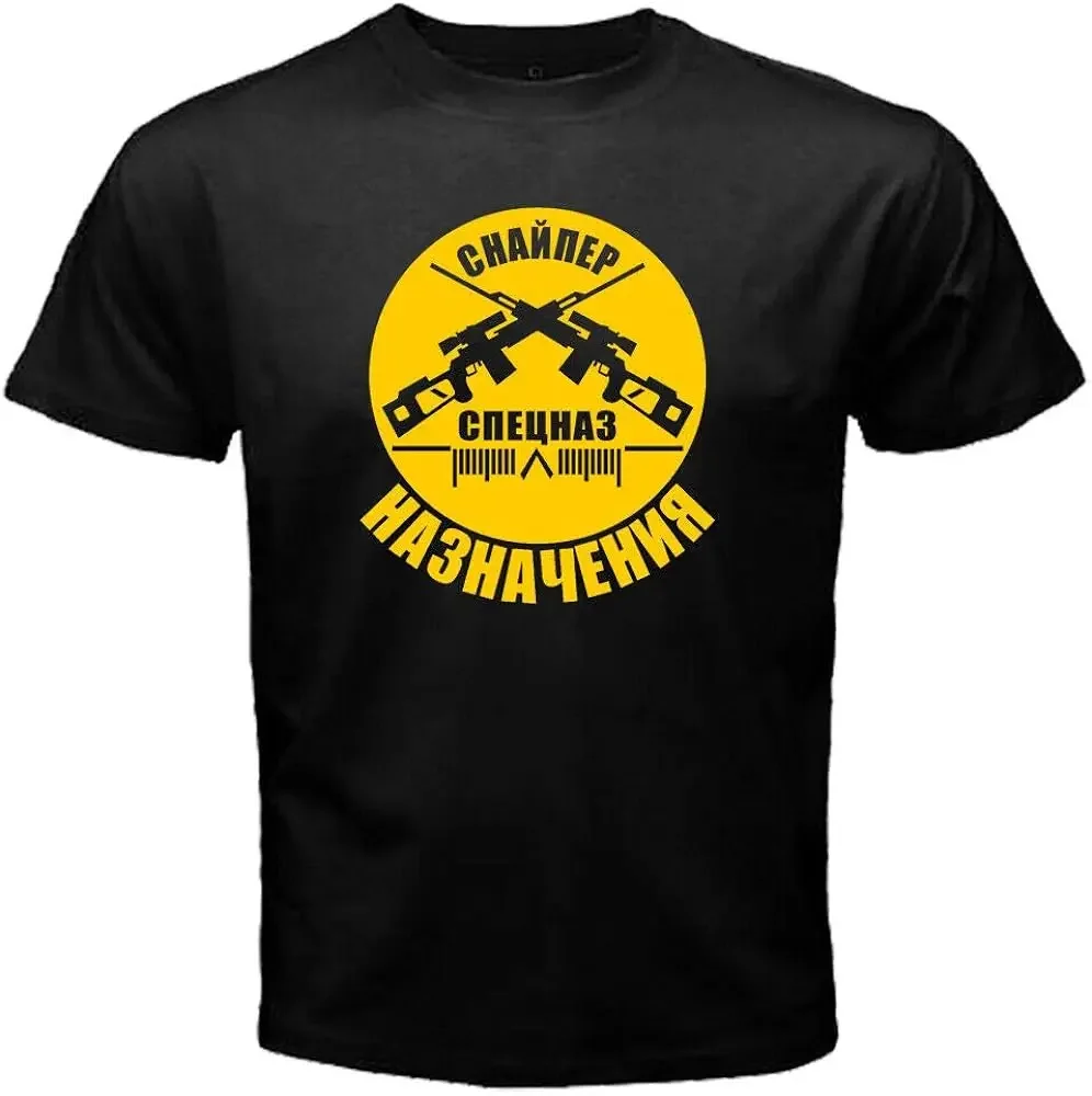 

Soviet Spetsnaz Special Russian Forces Army Men T Shirt Short Sleeve Casual 100% Cotton T Shirts