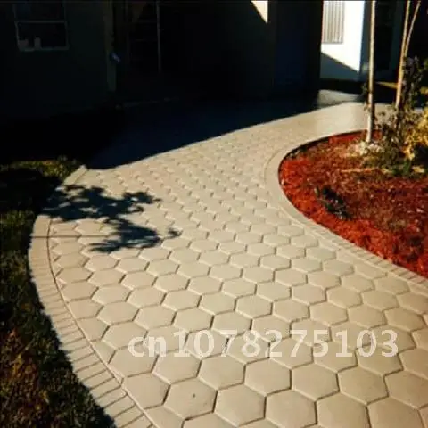 

Patio Pavers Hexagon Pathway Garden Stones Mould Shaper Template Path
