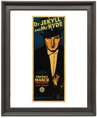 

Каркасный постер Dr. Jekyll и Mr. Hyde 1931 2, фоторамка 16x12 дюймов, фотобумага, печать