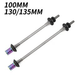 High - Performance Titanium Quick Release Skewers for Bicycles (100 130 - 135 Colorful)