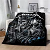3D M-Metallicas retro Printed blanket Picnic blanket Warm Flannel blankets Home bed linings blankets for beds Birthday Gift 6