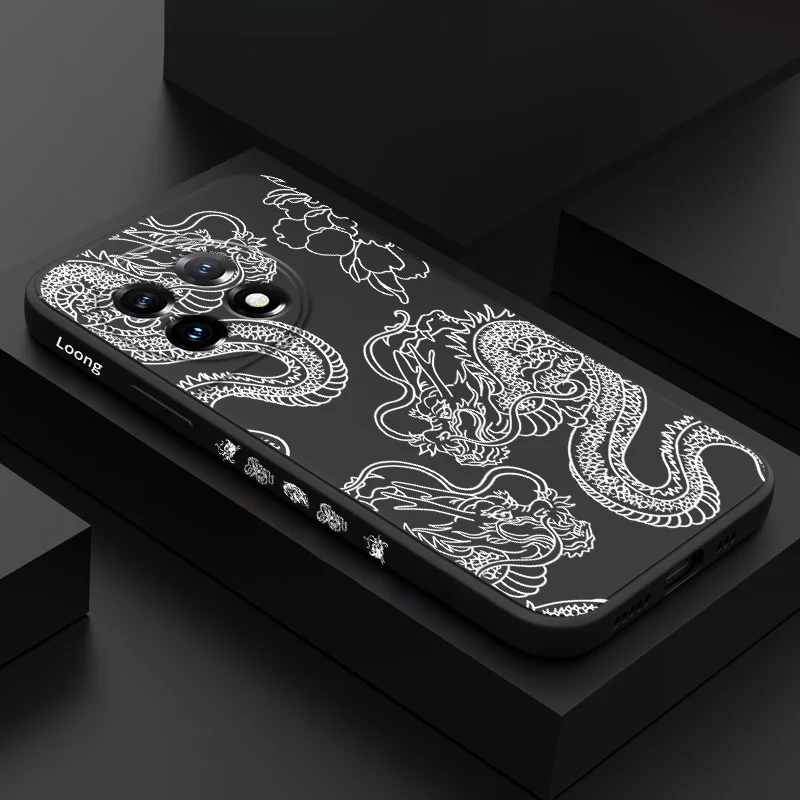 Dragon Travel Liquid Silicone Phone Case - Premium Protection Accessory