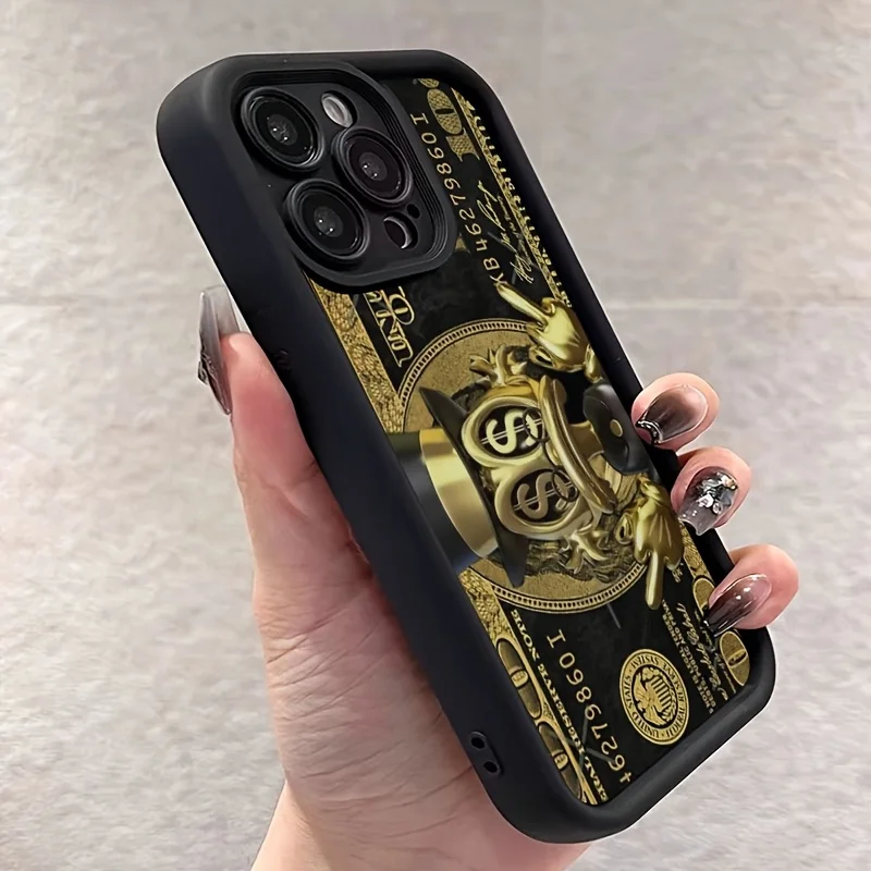 Trendy USD Dollar Design Soft Silicone TPU Phone Case