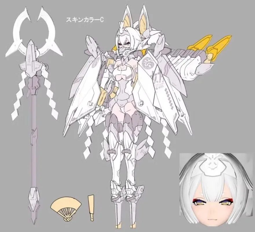 Аниме-фигурка KOTOBUKIYA MEGAMI DEVICE15 KP719 ASRA TAMAMONOMAE HAKUMEN ...