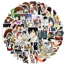 

10/30/50PCS Japanese Campus Anime Horimiya Graffiti Stickers Luggage Case Laptop IPad Skateboard Waterproof Stickers Wholesale