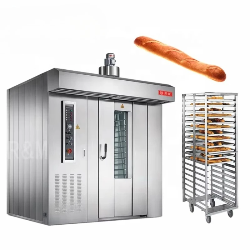Four rotatif industriel à gaz, diesel ou électrique pour boulangerie, vente de fours à pain commerciaux, 8, 16, 32, 64 plateaux, four rotatif à étagères