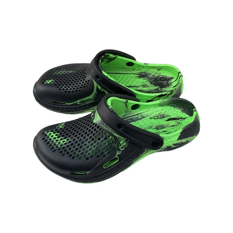 Men's Trendy Soft Slippers 2024 New Fashion Thick Sole Anti Slip Beach Sandals Outdoor Vacation Casual Shoes Lightweight