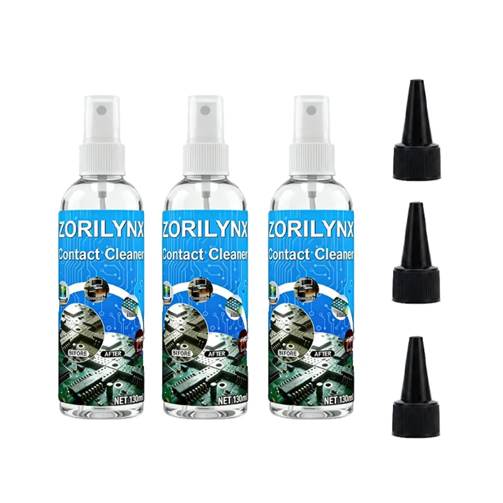 Fast-Drying Electronic Contact Cleaner Spray - 130ml Residue-Free Circuit Board Cleaning Solution