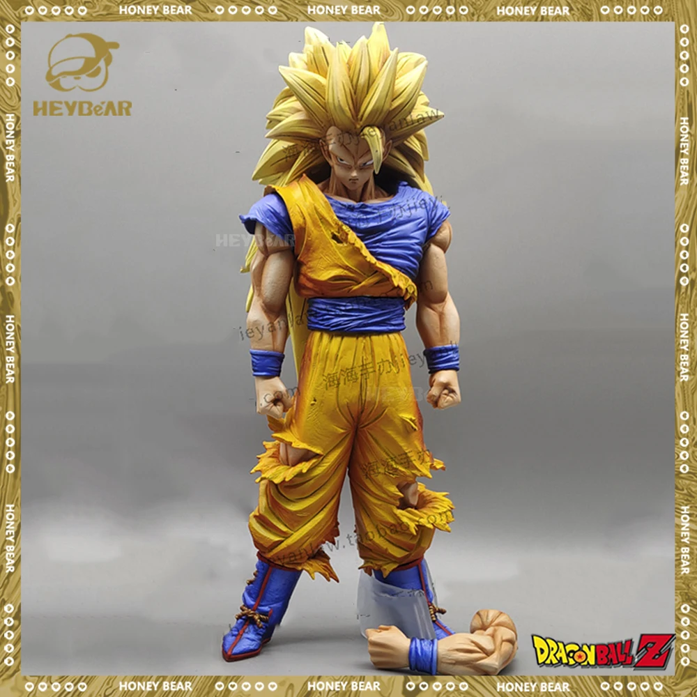 Figura de acción de Dragon Ball Z, figura de Goku Dbz Super Saiyan 3,  estatua de Anime de 32cm, modelo de Pvc, juguetes, regalo coleccionable -  AliExpress