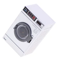 Washing Machine Mini Model Child Electric Power Washer Toilet Seat Toy Plastic for Kids 1