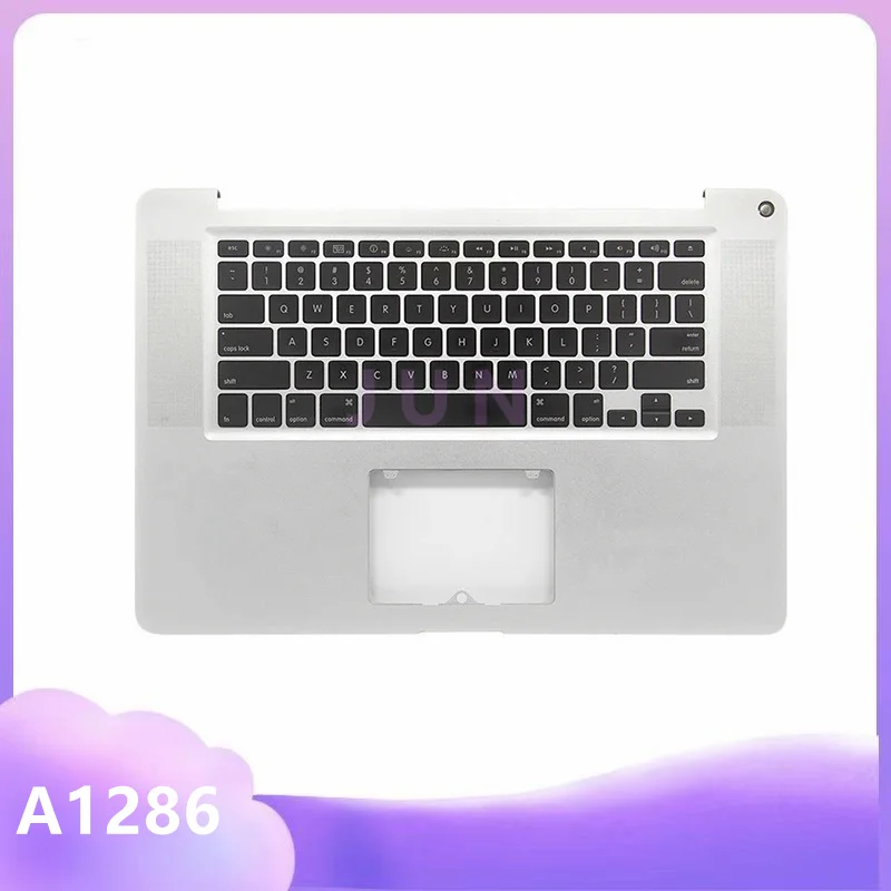 

Replacement Used A1286 Palmrest Top Case with US Keyboard For Macbook Pro MC721 MC723 MD318 MD322 2011 Year