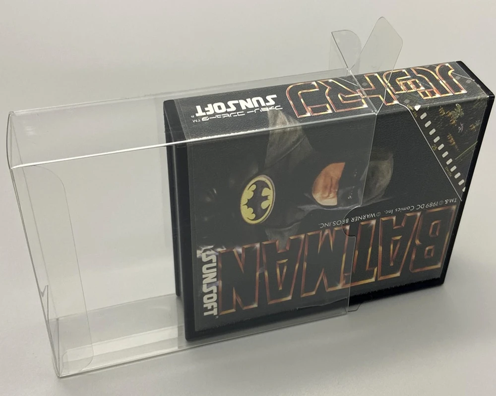 Custodia Protettiva Trasparente Per Scatole Di Raccolta Sunsoft/Batman Per Computer Della Famiglia Nintendo/Custodia Trasparente Per Giochi Fc Per Jpn