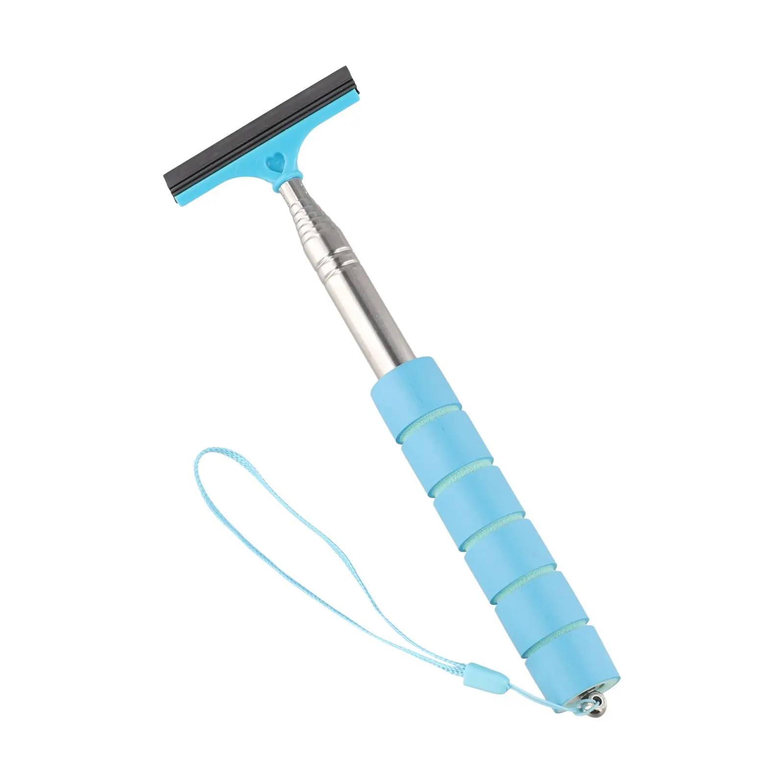 Car Telescopic Rear-view Side Mirror Squeegee Glass Cleaning Tool 1x For Window Front Windshield Rainproof Ice Scraper
