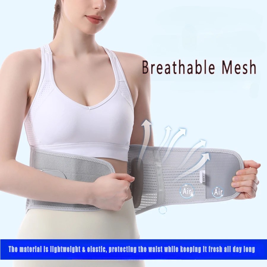 Lumbar Support Belt Back Brace Back Support Belt Back Brace Support Belt-Lumbar for Back Pain,Sciatica,Scoliosis,Herniated Disc Adjustable Straps-Lower with 3 Pads for Men&Women