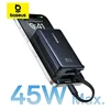 Baseus Picogo 45W Power Bank 10000mah Super Mini Portable Battery, Smart Digital Display for iPhone 16 Pro Max Xiaomi Samsung 1