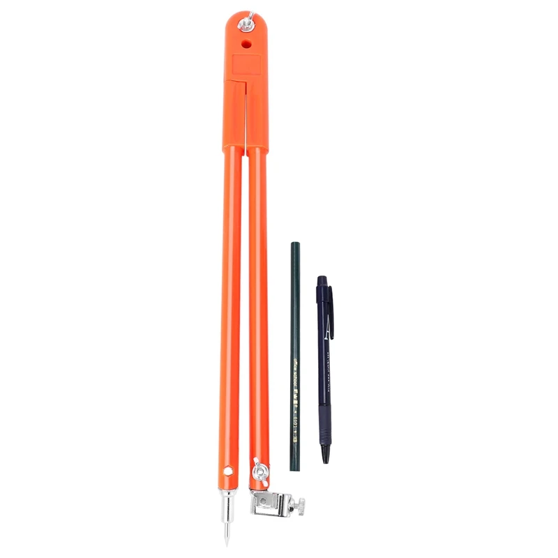

LBER Carpenter Precision Pencil Compasses Large Diameter Adjustable Dividers Marking And Scribing Compass For Woodworking