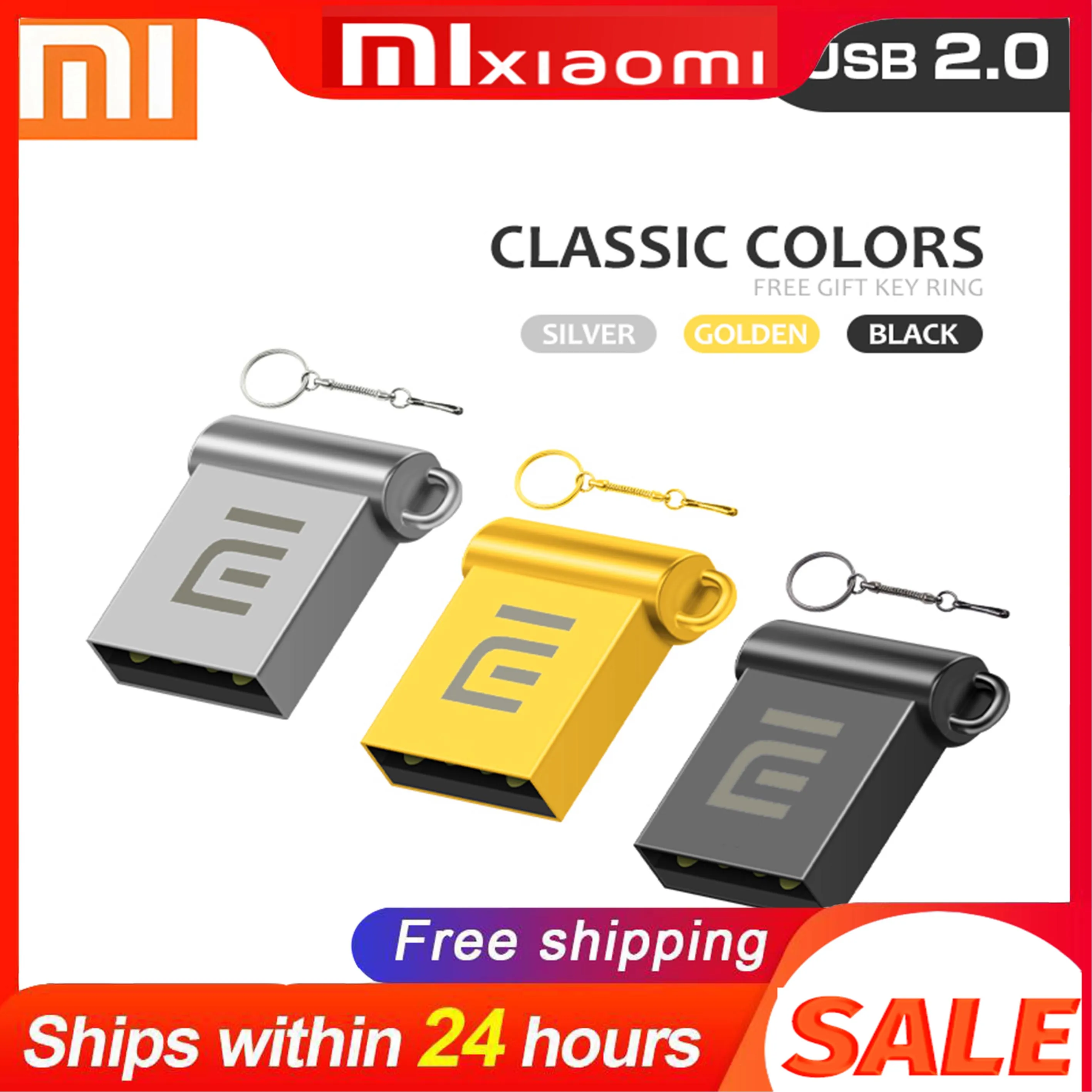 

XIAOMI 2.0 High Speed Memory Stick Pen Drive Usb Stick Pen Drive USB Metal Usb Flash Drive 512GB 1TB 2TB 2024NEW