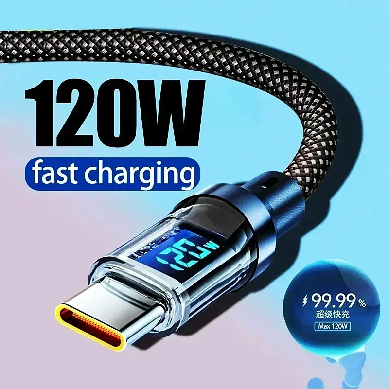 120W Dual USB C Digital Display Cable PD Fast Charging thumbnail 3