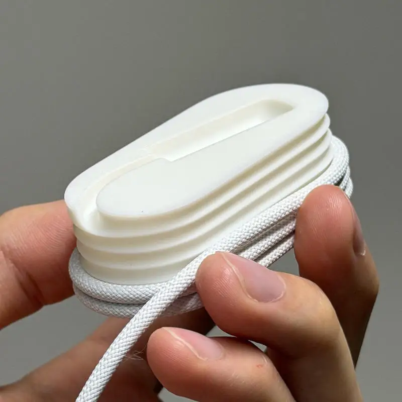 Portable Anti-Tangle Cable Winder Organizer for Braided Charging Cords