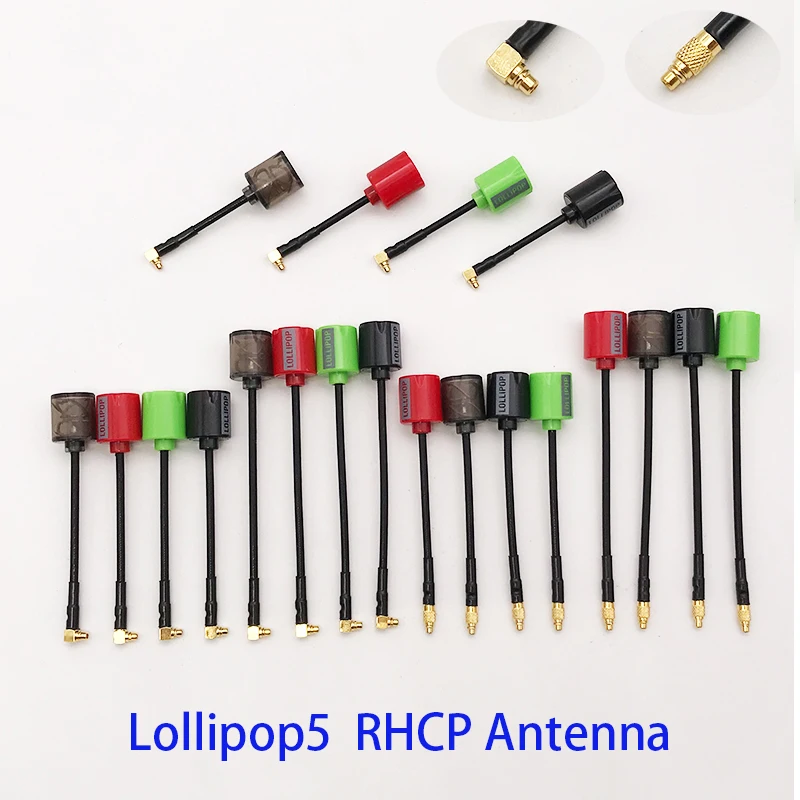 

Новинка, антенна 5,8G Micro Lollipop pop5 FPV MMCX дБи RHCP для радиоуправляемого FPV гоночного дрона